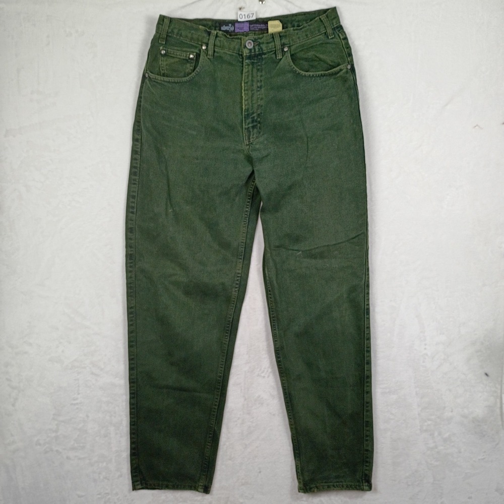 Levi's SilverTab Baggy Jeans Mens 33x32 Forest Green Vintage 90s Y2k Denim